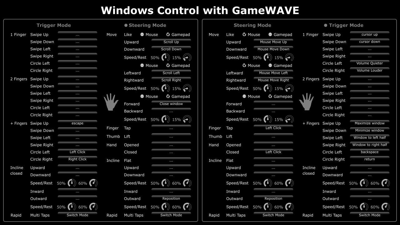 example windows control