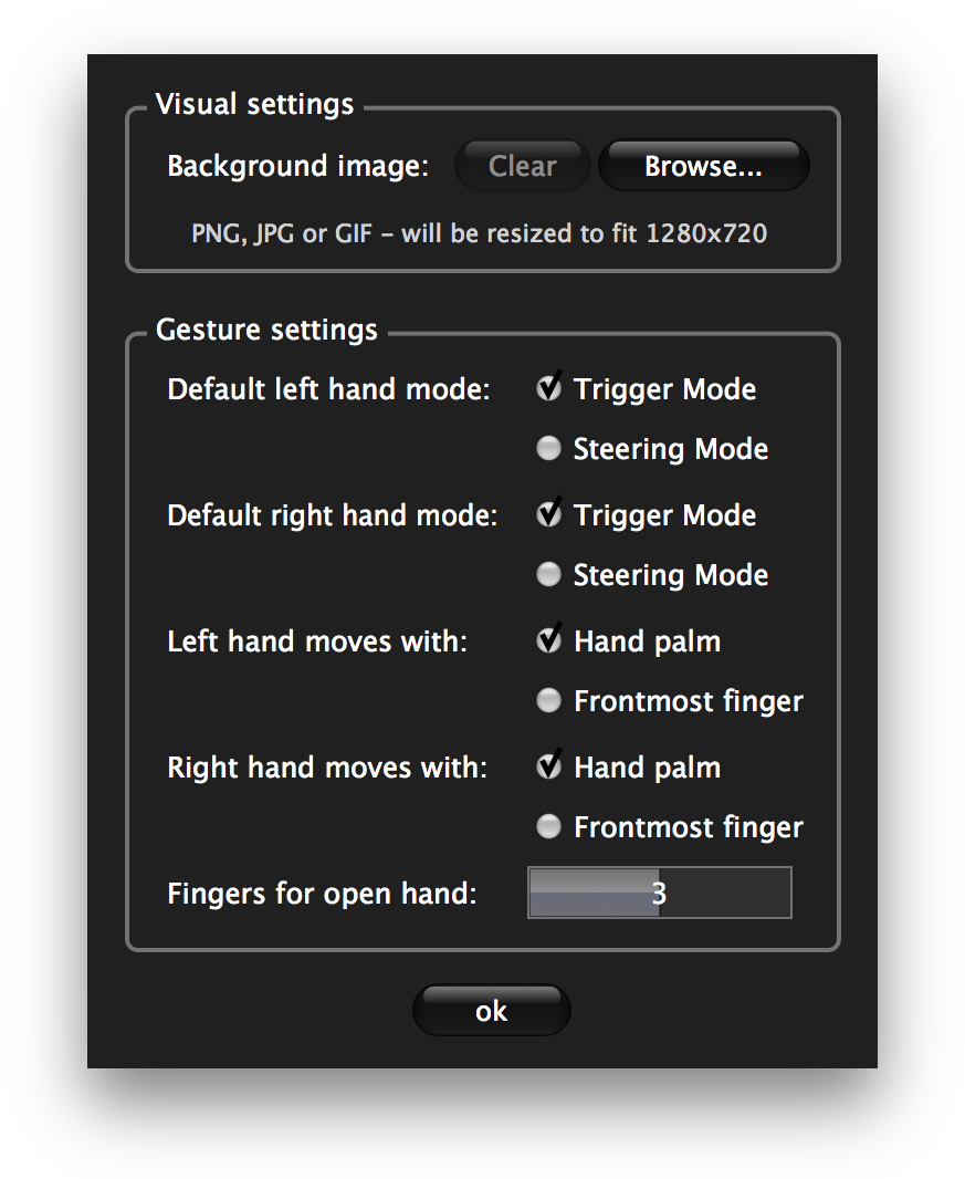 document settings