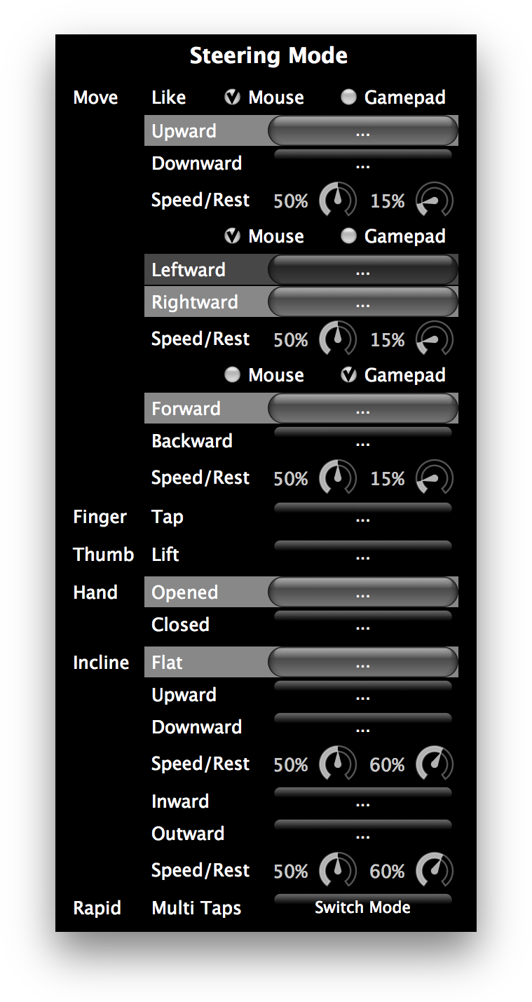 steering mode
