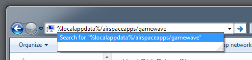 locate GameWAVE executable