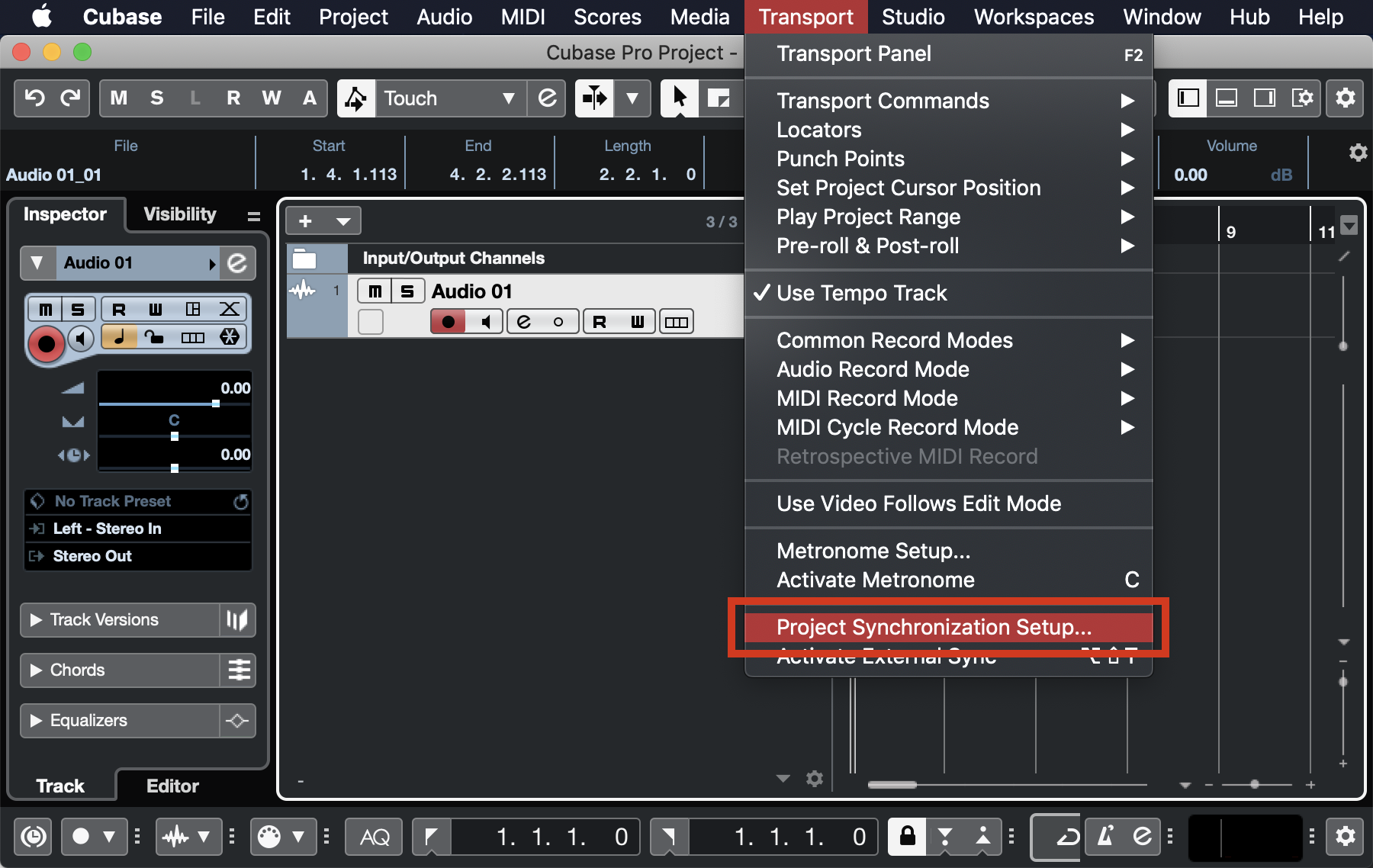 Cubase MMC Config 1
