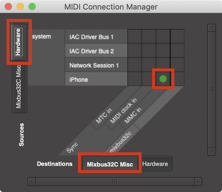 Mixbus MMC Config 2