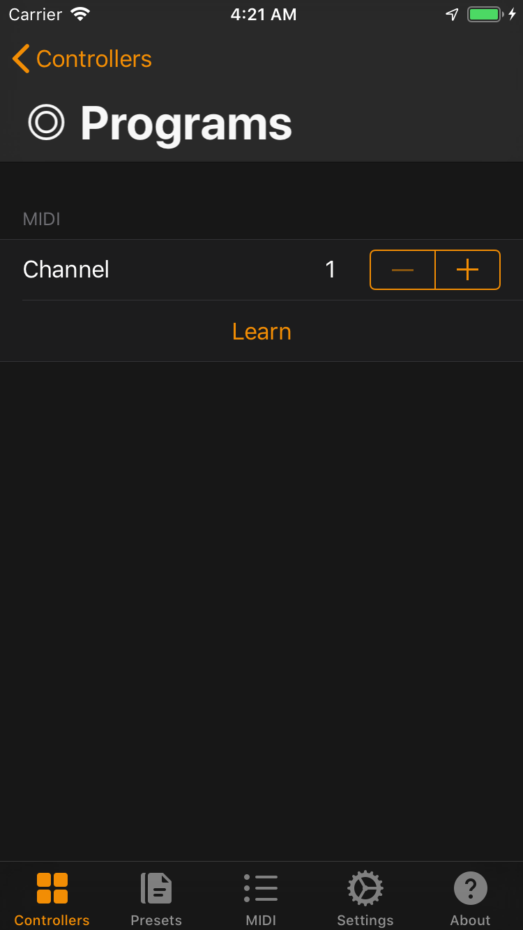 Programs Config 1
